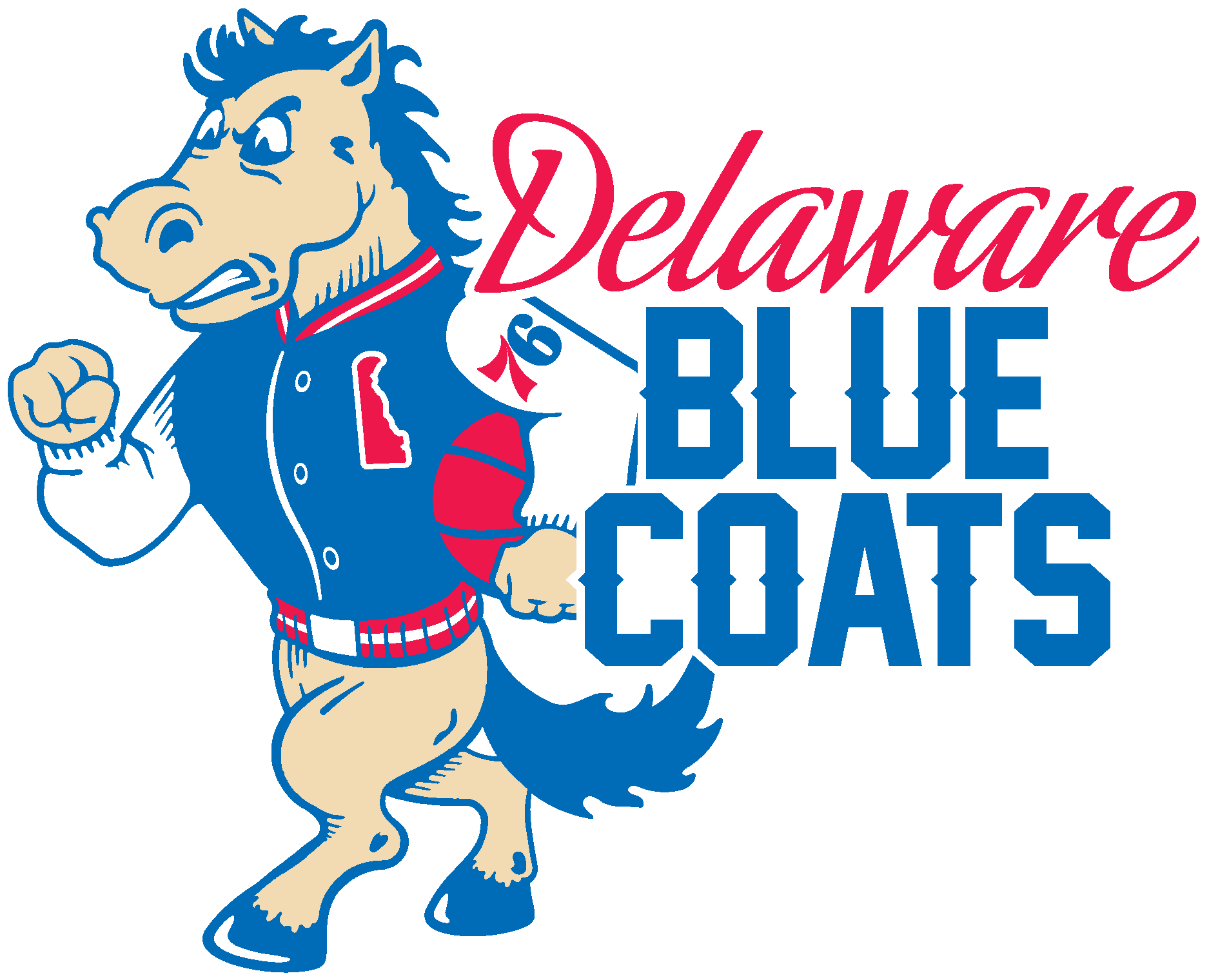 Delaware Blue Coats Logo Vector Logo